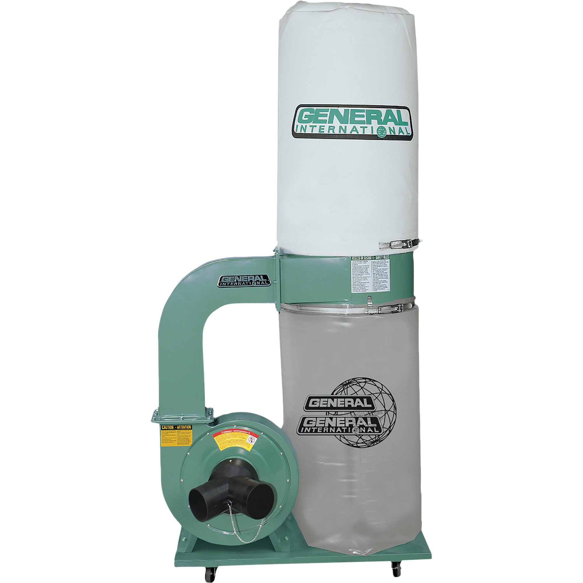 General International Dust Collector — 2 HP, 1550 CFM, Model# 10-110 M1